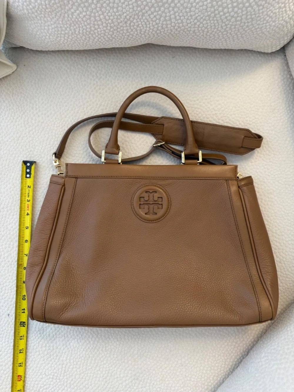 Tory Burch Amanda Leather Zip-Top Tote Bag - Pristine!